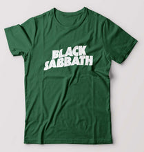Load image into Gallery viewer, Black Sabbath T-Shirt for Men-S(38 Inches)-Bottle Green-Ektarfa.online
