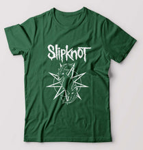 Load image into Gallery viewer, Slipknot T-Shirt for Men-S(38 Inches)-Bottle Green-Ektarfa.online
