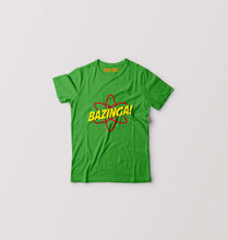 Load image into Gallery viewer, Sheldon Cooper Bazinga Kids T-Shirt for Boy/Girl-0-1 Year(20 Inches)-Flag Green-Ektarfa.online
