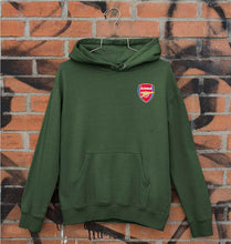 Load image into Gallery viewer, Arsenal Logo Unisex Hoodie for Men/Women-S(40 Inches)-Dark Green-Ektarfa.online
