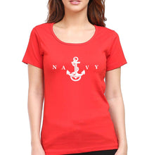 Load image into Gallery viewer, NAvy Army T-Shirt for Women-Red-Ektarfa.online
