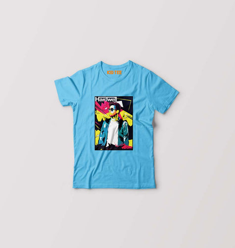 Hardwell abstract Kids T-Shirt for Boy/Girl-Light Blue-Ektarfa.online