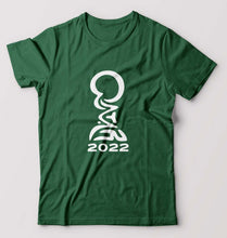 Load image into Gallery viewer, FIFA World Cup Qatar 2022 T-Shirt for Men-S(38 Inches)-Bottle Green-Ektarfa.online
