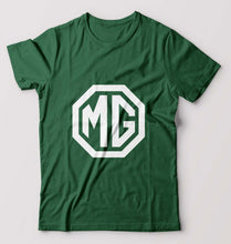 Load image into Gallery viewer, Morris Garages(MG) T-Shirt for Men-S(38 Inches)-Bottle Green-Ektarfa.online
