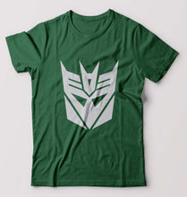 Load image into Gallery viewer, Decepticon Transformers T-Shirt for Men-S(38 Inches)-Bottle Green-Ektarfa.online
