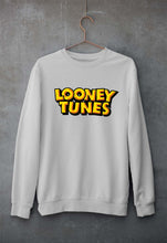 Load image into Gallery viewer, Looney Tunes Unisex Sweatshirt for Men/Women-S(40 Inches)-Grey Melange-Ektarfa.online
