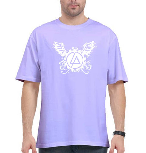 Linkin Park Oversized T-Shirt for Men-Lavender-Ektarfa.online