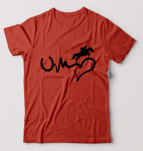 Load image into Gallery viewer, Horse Riding T-Shirt for Men-Brick Red-Ektarfa.online
