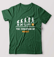 Load image into Gallery viewer, Bitcoin Crypto Money T-Shirt for Men-Bottle Green-Ektarfa.online
