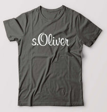 Load image into Gallery viewer, s.Oliver T-Shirt for Men-S(38 Inches)-Charcoal-Ektarfa.online
