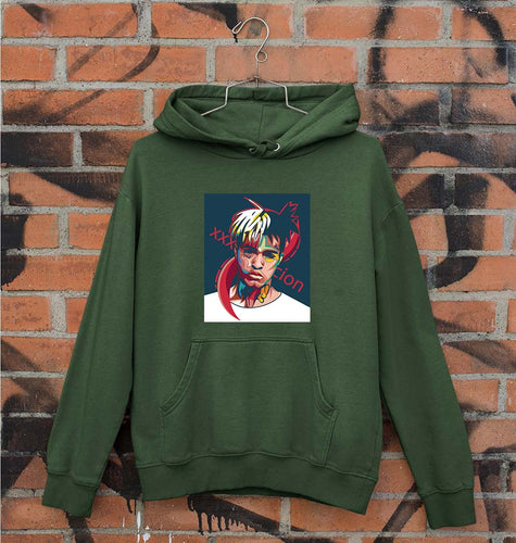 XXXtentacion Unisex Hoodie for Men/Women-S(40 Inches)-Dark Green-Ektarfa.online