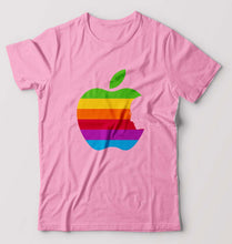 Load image into Gallery viewer, Steve Jobs Apple T-Shirt for Men-Light Baby Pink-Ektarfa.online
