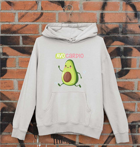 Avocado Unisex Hoodie for Men/Women-S(40 Inches)-Grey-Ektarfa.online