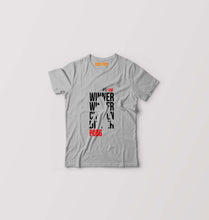 Load image into Gallery viewer, PUBG Winner Winner Chicken Dinner Kids T-Shirt for Boy/Girl-Grey-Ektarfa.online
