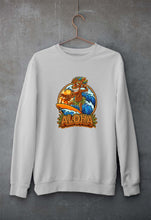 Load image into Gallery viewer, Old School Unisex Sweatshirt for Men/Women-S(40 Inches)-Grey Melange-Ektarfa.online

