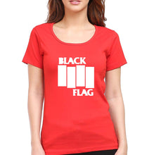 Load image into Gallery viewer, Black Flag T-Shirt for Women-Red-Ektarfa.online
