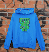 Load image into Gallery viewer, keep calm and vape on Unisex Hoodie for Men/Women-Royal Blue-Ektarfa.online
