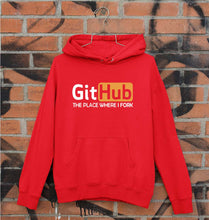 Load image into Gallery viewer, GitHub Unisex Hoodie for Men/Women-Red-Ektarfa.online
