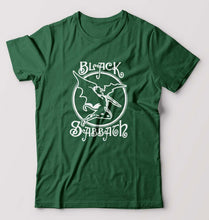 Load image into Gallery viewer, Black Sabbath T-Shirt for Men-S(38 Inches)-Bottle Green-Ektarfa.online
