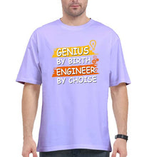 Load image into Gallery viewer, Genius Engineer Oversized T-Shirt for Men-Lavender-Ektarfa.online
