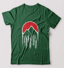 Load image into Gallery viewer, Twin Peaks T-Shirt for Men-Bottle Green-Ektarfa.online

