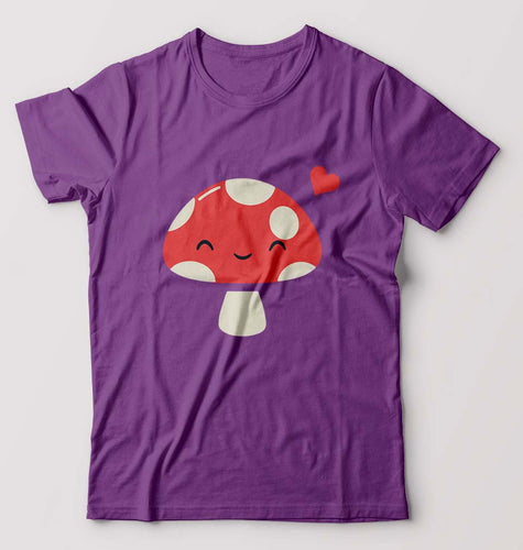 Mushroom T-Shirt for Men-Purple-Ektarfa.online