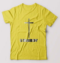 Load image into Gallery viewer, The Weeknd T-Shirt for Men-S(38 Inches)-Yellow-Ektarfa.online
