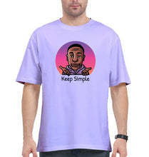 Load image into Gallery viewer, Khaby Lame Oversized T-Shirt for Men-Lavender-Ektarfa.online

