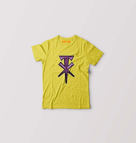Undertaker WWE Kids T-Shirt for Boy/Girl-Mustard Yellow-Ektarfa.online