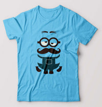Load image into Gallery viewer, Minion T-Shirt for Men-Light Blue-Ektarfa.online
