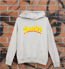 Load image into Gallery viewer, Thrasher Unisex Hoodie for Men/Women-S(40 Inches)-Grey Melange-Ektarfa.online
