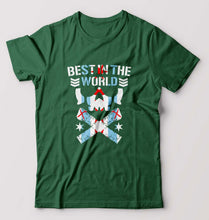 Load image into Gallery viewer, CM Punk T-Shirt for Men-S(38 Inches)-Bottle Green-Ektarfa.online
