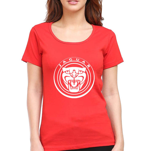 Jaguar T-Shirt for Women-Red-Ektarfa.online