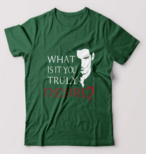 Load image into Gallery viewer, Lucifer T-Shirt for Men-Bottle Green-Ektarfa.online
