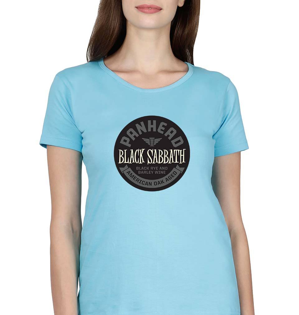 Black Sabbath T-Shirt for Women-XS(32 Inches)-SkyBlue-Ektarfa.online