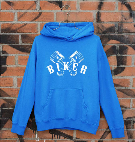Biker Unisex Hoodie for Men/Women-Royal Blue-Ektarfa.online