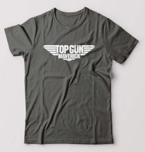 Load image into Gallery viewer, Top Gun T-Shirt for Men-S(38 Inches)-Charcoal-Ektarfa.online
