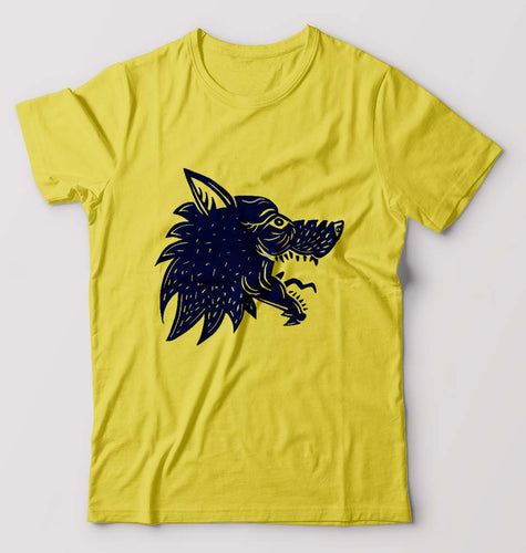 Wolf T-Shirt for Men-Yellow-Ektarfa.online