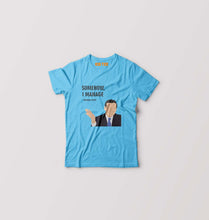 Load image into Gallery viewer, Michael Scott Kids T-Shirt for Boy/Girl-Light Blue-Ektarfa.online
