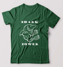Load image into Gallery viewer, Gym Shark Power T-Shirt for Men-S(38 Inches)-Bottle Green-Ektarfa.online
