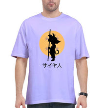 Load image into Gallery viewer, Dragon Ball Goku Oversized T-Shirt for Men-Lavender-Ektarfa.online
