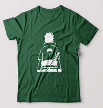 Load image into Gallery viewer, Sasuke Uchiha T-Shirt for Men-S(38 Inches)-Bottle Green-Ektarfa.online
