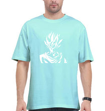 Load image into Gallery viewer, Anime Goku Oversized T-Shirt for Men-Mint-Ektarfa.online
