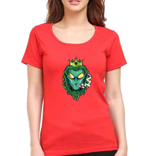 Load image into Gallery viewer, Weed Monster T-Shirt for Women-XS(32 Inches)-Red-Ektarfa.online
