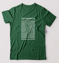 Load image into Gallery viewer, Joy Division T-Shirt for Men-S(38 Inches)-Bottle Green-Ektarfa.online
