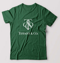 Load image into Gallery viewer, Tiffany &amp; Co T-Shirt for Men-S(38 Inches)-Bottle Green-Ektarfa.online
