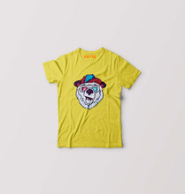 Load image into Gallery viewer, Bear Kids T-Shirt for Boy/Girl-Mustard Yellow-Ektarfa.online
