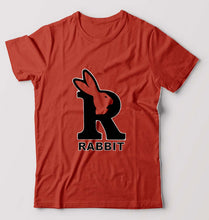 Load image into Gallery viewer, Rabbit Bunny T-Shirt for Men-Brick Red-Ektarfa.online
