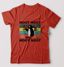 Load image into Gallery viewer, Pingu T-Shirt for Men-Brick Red-Ektarfa.online
