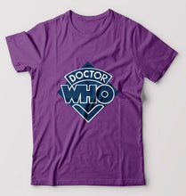 Load image into Gallery viewer, Doctor Who T-Shirt for Men-S(38 Inches)-Purple-Ektarfa.online

